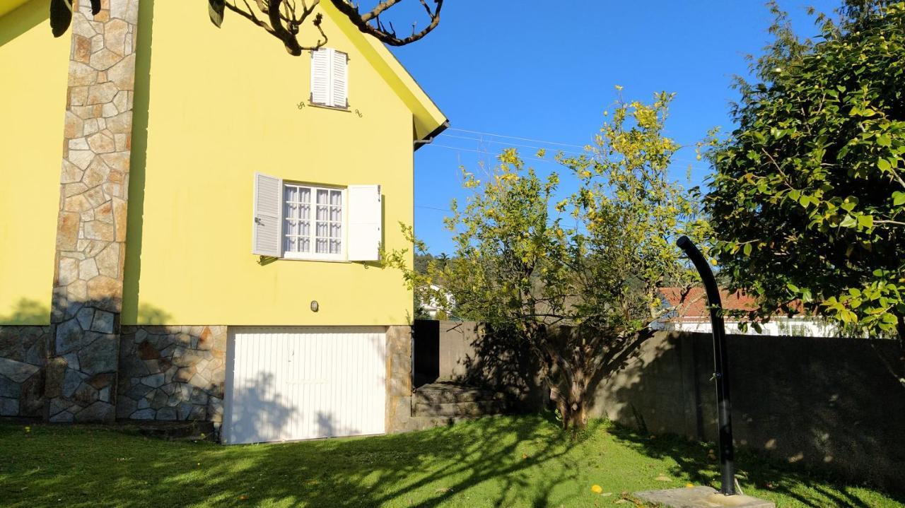 הוילה Fene Casa Con Jardin En La Playa De Almieiras מראה חיצוני תמונה